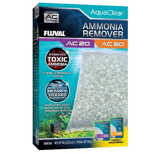 Fluval Éliminateur d’ammoniaque pour filtre à moteur AC20/AC30 AquaClear, 90 g