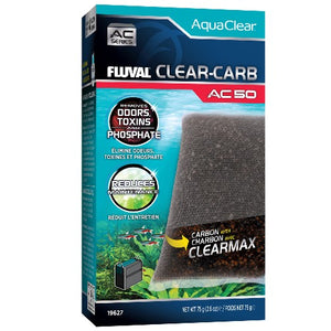 Fluval Masse filtrante Clear-Carb pour filtre à moteur AC50 AquaClear, 75 g