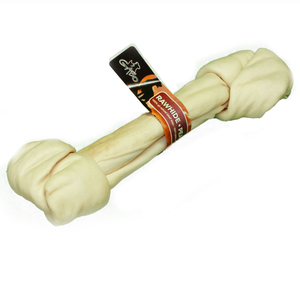 Gabo, Gâteries Pour Chien - Os De Cuir Blanc - 10" à 11"