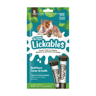 Gâteries Lickables Living World pour petits animaux - Saveur de basilic - 5 tubes (10 gr)