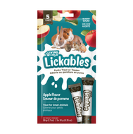 Gâteries Lickables Living World pour petits animaux - Saveur de pomme - 5 tubes (10 gr)