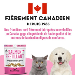 Granville Island - Gâteries de saumon lyophilisé pour chien et chat 50 gr