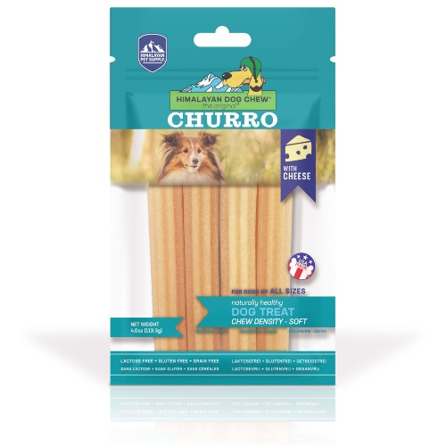 Himalayan Dog Chew Gâteries churro avec fromage