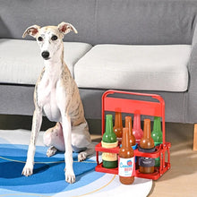 Charger l'image dans la galerie, Hugsmart "Boozy Tailz" Jouet en caoutchouc &amp; tissu craquant pour chien - Heinecanine
