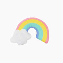 Charger l'image dans la galerie, Hugsmart "Meow Buddies" Jouet avec cachette à gâteries pour Chat - Duo licorne &amp; arc-en-ciel
