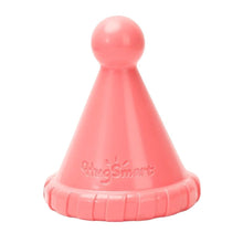 Charger l'image dans la galerie, Hugsmart "Yappy Birthday" Jouet en caoutchouc &amp; tissu craquant pour chien - Chapeau - Rose
