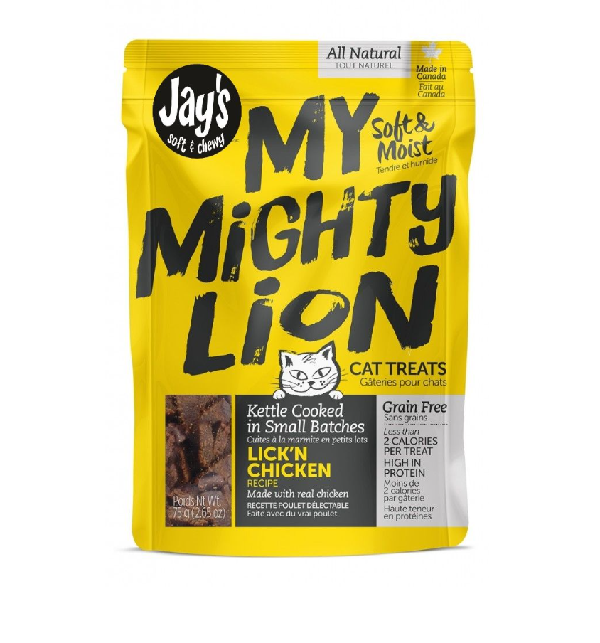 Jay's My Mighty Lion, Gâteries Pour Chat, Poulet 75gr