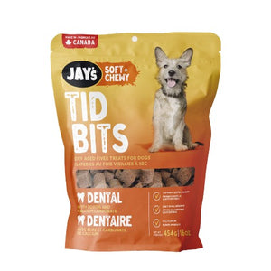 Jay's Tid Bits Gâteries dentaire pour chien, Saveur de foie