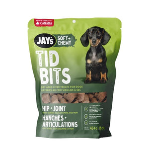 Jay's Tid Bits Gâteries pour hanches et articulations, Saveur de foie