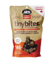Jay's Gourmet, Tiny Bites Gâteries pour chien - Bacon canadien et fromage