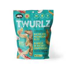 Charger l'image dans la galerie, Jay's Twurlz, Peaux de porc séchées à l'air pour chien - Bacon &amp; champignons
