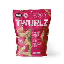 Charger l'image dans la galerie, Jay's Twurlz, Peaux de porc séchées à l'air pour chien - Bacon fumé
