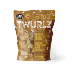Charger l'image dans la galerie, Jay's Twurlz, Peaux de porc séchées à l'air pour chien - Beurre d'arachides fumé
