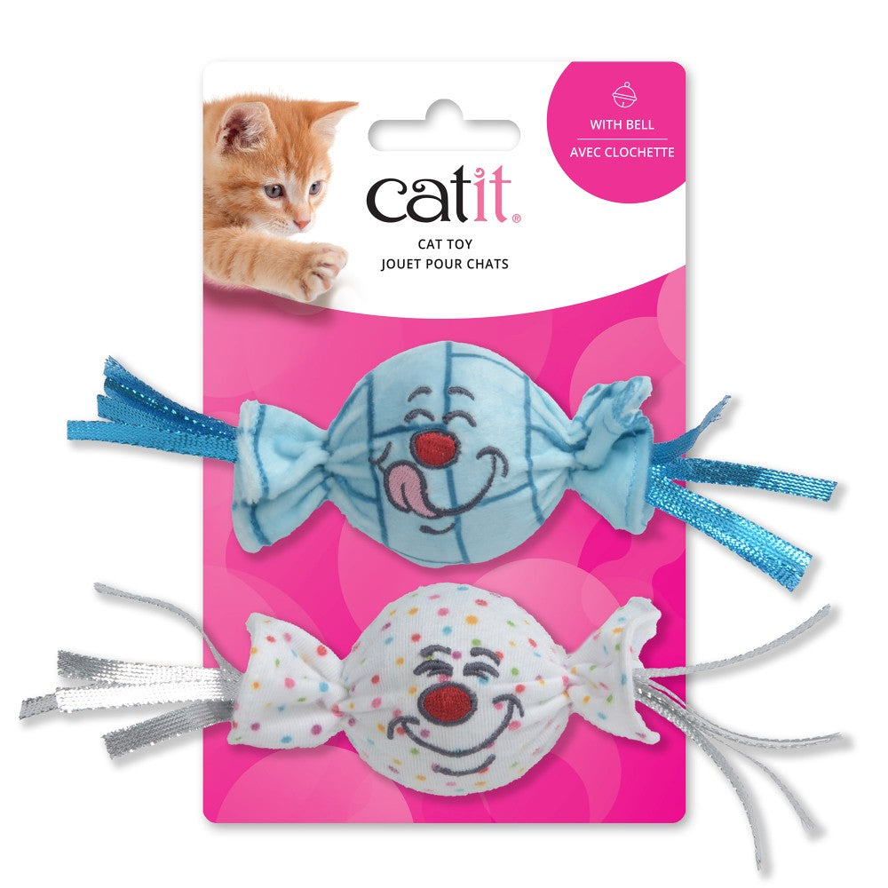 Jouet Catit pour chats - Bonbons avec grelot - Paquet de 2