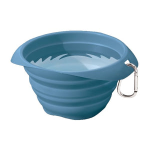 Kurgo Bol rétractable en silicone Collaps-A-Bowl, Bleu