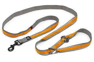 Kurgo Laisse "Quantum" 6 en 1 ajustable, Orange