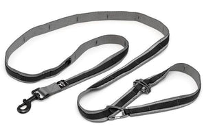 Kurgo Laisse "Quantum" 6 en 1 ajustable, Noire