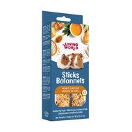 Living World gâteries pour cochon d'inde - Bâtonnets au miel - paquet de 2 - 90 gr