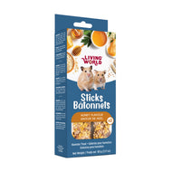 Living World gâteries pour hamster - Bâtonnets au miel - paquet de 2 - 90 gr