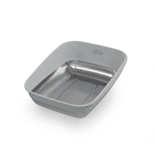 Litter Genie - Platinum - Bac à Litière avec fond fait d'acier inoxydable