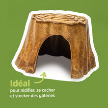 Charger l'image dans la galerie, Living World Cachette comestible - Souche d'arbre - Brune - 150 gr (5,2 oz)
