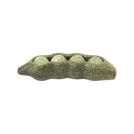 Living World Jouet à mâcher comestible - Cosse de poids - Vert - Paquet de 3 - 75 gr