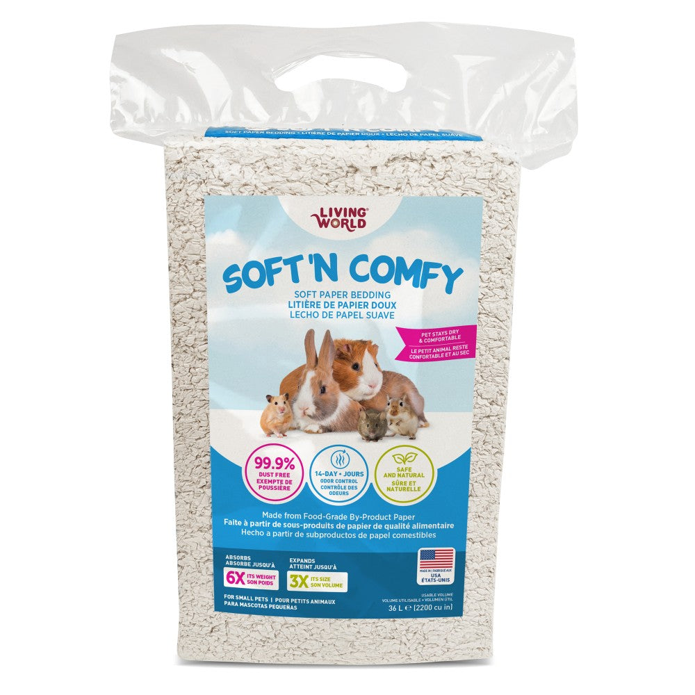 Living World Litière Soft ’N Comfy - Blanche