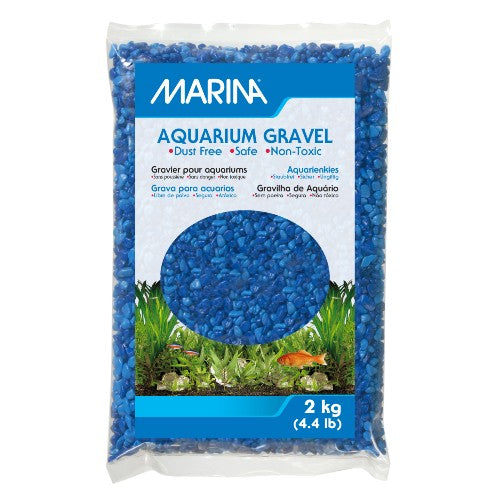 Gravier décoratif Marina, bleu ton sur ton