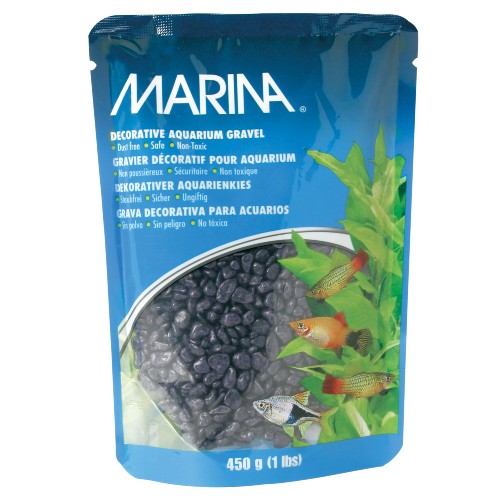 Gravier décoratif Marina, violet, 450 g (1 lb)