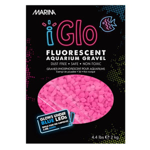 Gravier fluorescent iGlo Marina, rose