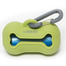 Charger l&#39;image dans la galerie, Messy Mutts Distributeur à sacs de ramassage en silicone, Vert
