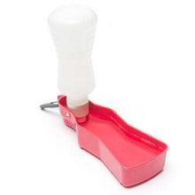 Charger l&#39;image dans la galerie, Messy Mutts abreuvoir de voyage en plastique, Rouge
