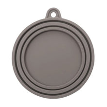 Charger l&#39;image dans la galerie, Messy Mutts couvercle en silicone pour conserves, Gris
