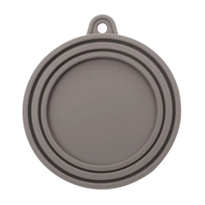Messy Mutts couvercle en silicone pour conserves, Gris