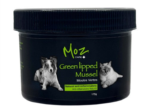 Moz Pet Anti-inflamatoire naturel pour animaux, Moules vertes 175 gr