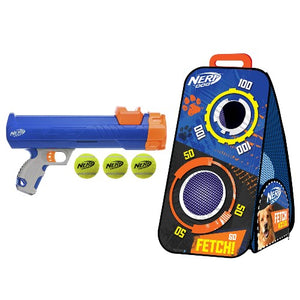 Fusil Nerf Dog pour balles de tennis avec cible, jeu de 5 morceaux, 40 cm (16 po)