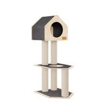 Charger l'image dans la galerie, Noba Arbre à chat Condo Deluxe avec corde Fique de haute qualité - Gris
