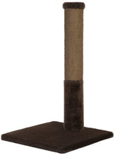 Charger l'image dans la galerie, Noba Classic griffoir 28" - Fausse fourrure brune \ corde de fique brune
