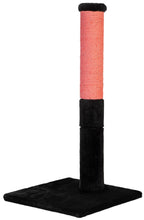 Charger l'image dans la galerie, Noba Evolution - 4 en 1 Griffoir Évolutif - Fausse fourrure noire / Corde rose
