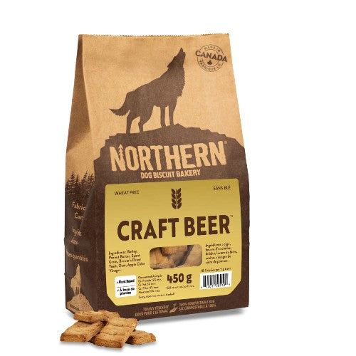 Northern Classic - Biscuits sans blé pour chien, Bière artisanale 450 gr