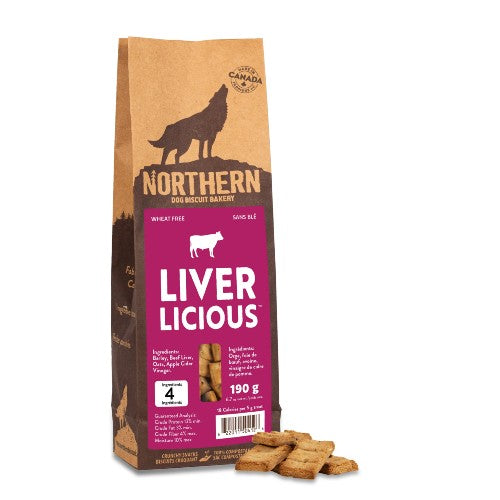 Northern Classic - Biscuits sans blé pour chien, Foie