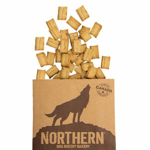 Northern Mini Mix - Biscuits sans blé pour chien, Tarte à la citrouille + Arachides 450 gr