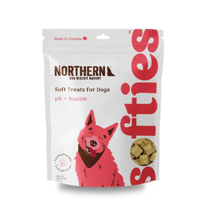 Northern Softies - Gâteries tendres pour chien - Beurre d'arachides & bacon 170 gr