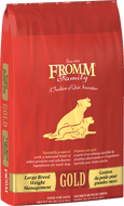 Nourriture Fromm Gold gestion du poids chien grande race