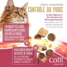 Charger l'image dans la galerie, Nourriture Catit Signature avec cru séché à froid pour chats adultes - Repas de poulet - Contrôle du poids

