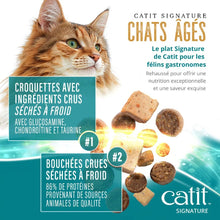 Charger l'image dans la galerie, Nourriture Catit Signature avec cru séché à froid pour chats âgés - Repas de poulet
