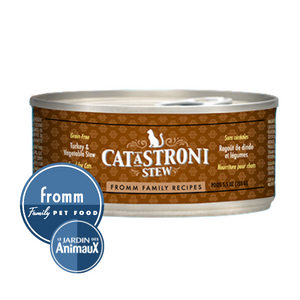 Conserve pour chat Fromm CATaSTRONI- Caisse de 12- Ragoût de dinde et légumes 5.5oz