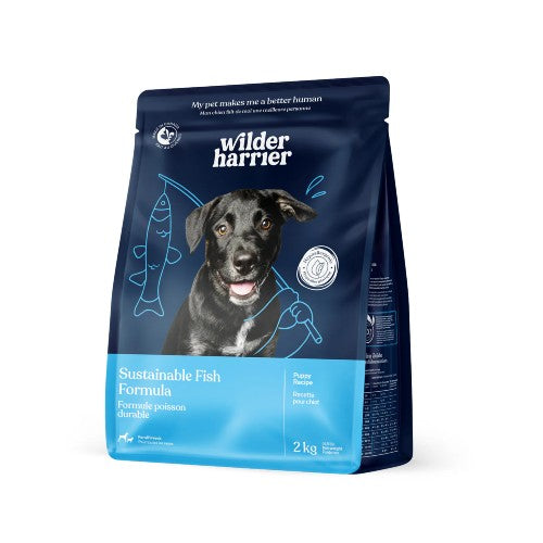 Nourriture pour chiot Wilder Harrier aux poissons - Éco durable