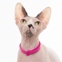 Charger l&#39;image dans la galerie, Nuvuq Collier ajustable avec attache de sécurité pour chat, Rose framboise
