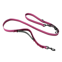 Charger l&#39;image dans la galerie, Nuvuq Laisse multifonctionnelle pour chien, Rose framboise
